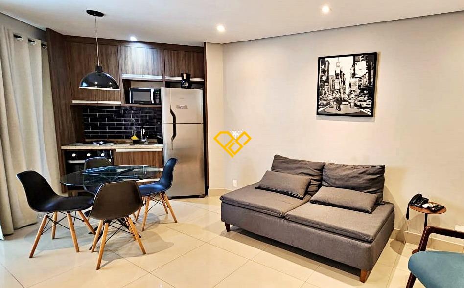 Apartamento à venda no Pompéia: Sala e cozinha