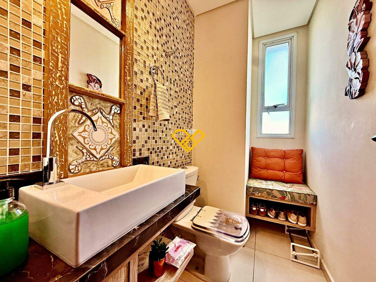 Apartamento à venda no Aparecida: Lavabo