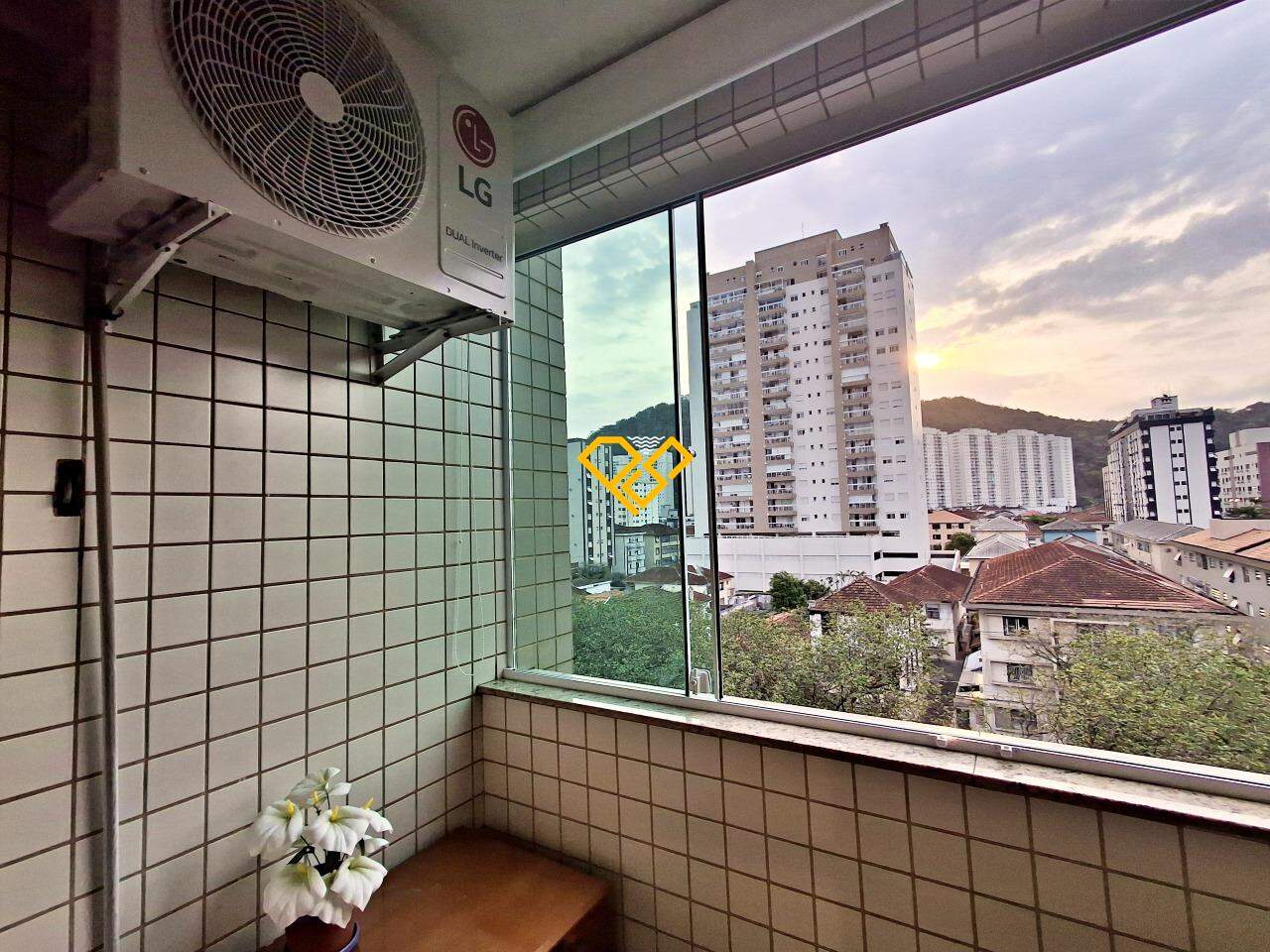 Apartamento à venda no Campo Grande: Varanda