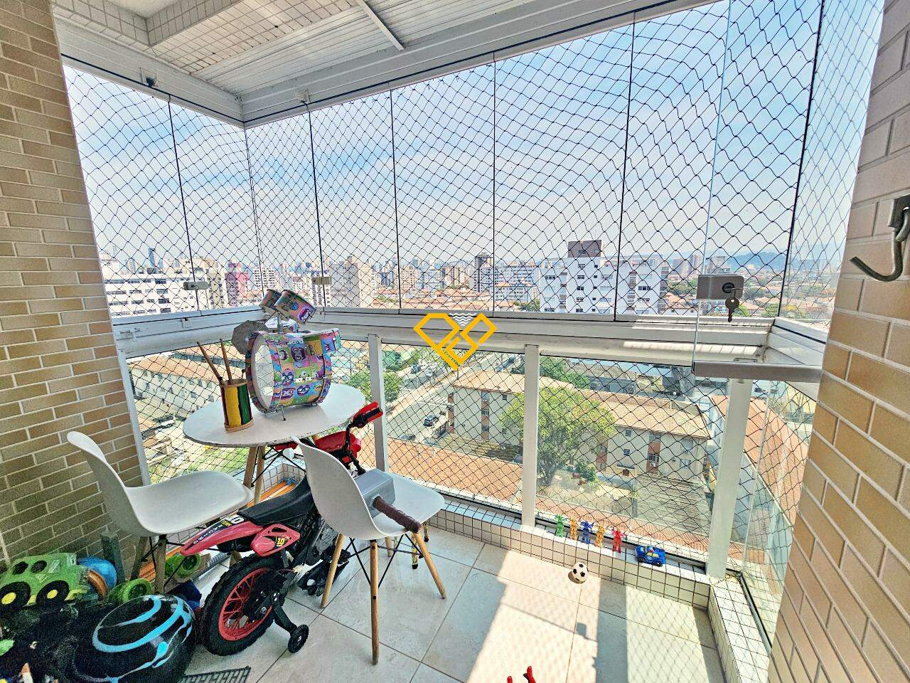 Apartamento à venda no Macuco: Varanda