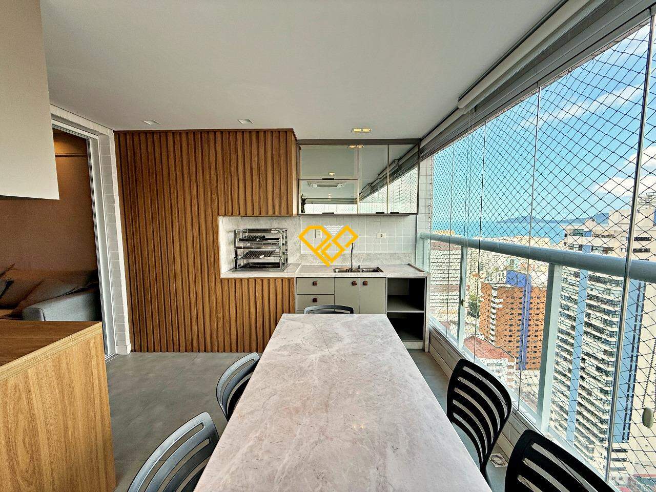 Apartamento à venda no Gonzaga: Varanda gourmet