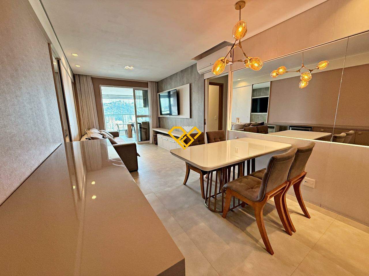 Apartamento à venda no Gonzaga: Sala