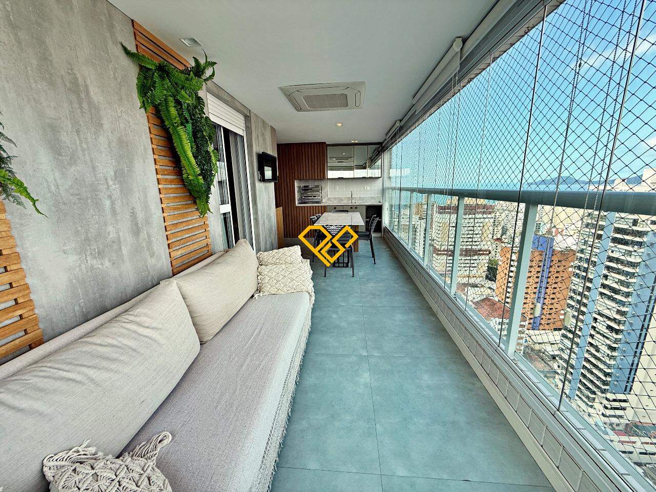 Apartamento à venda no Gonzaga: Varanda gourmet
