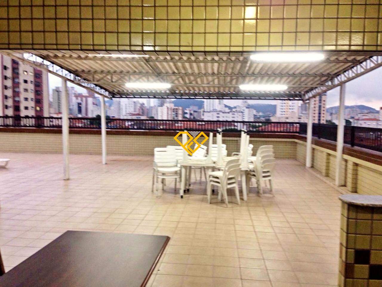 Apartamento à venda no Embaré: Lazer - Salão de festas