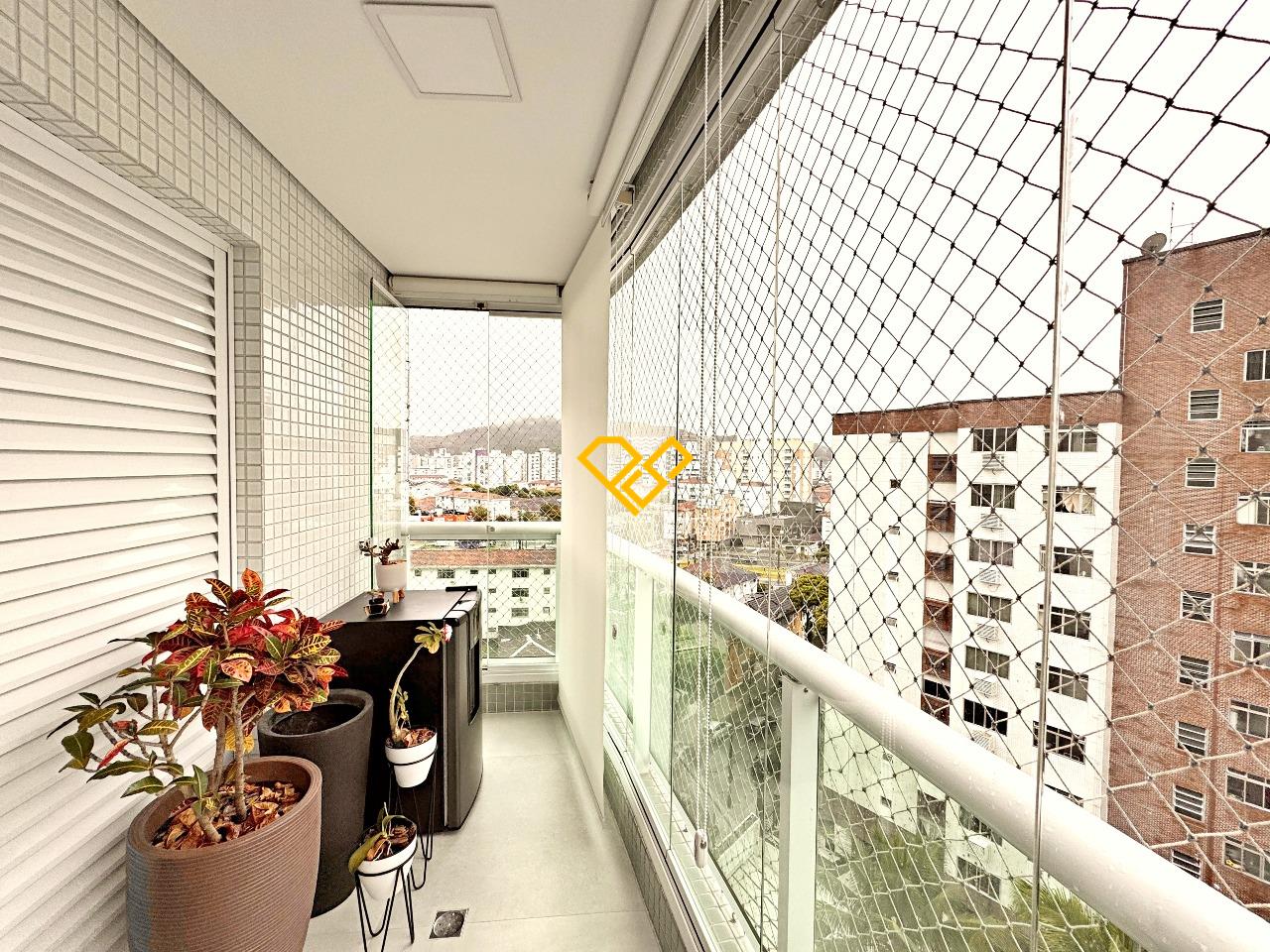 Apartamento à venda no Gonzaga: Varanda