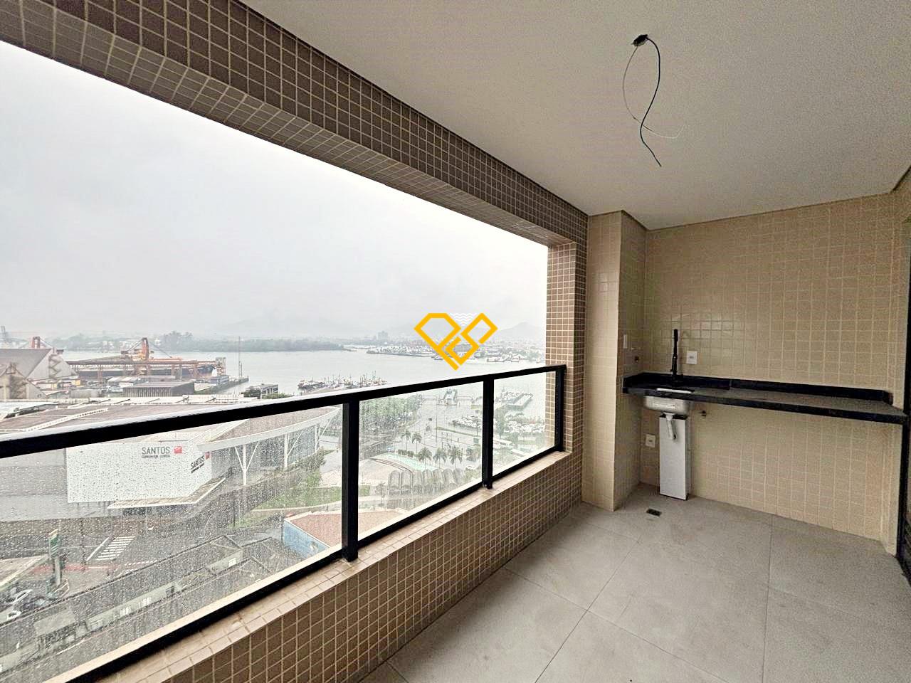 Apartamento para aluguel no Ponta da Praia: Varanda