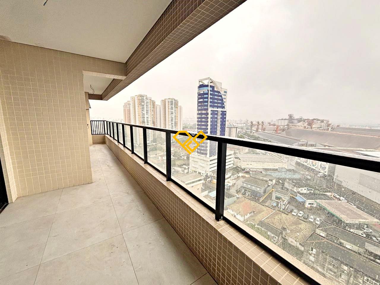 Apartamento para aluguel no Ponta da Praia: Varanda