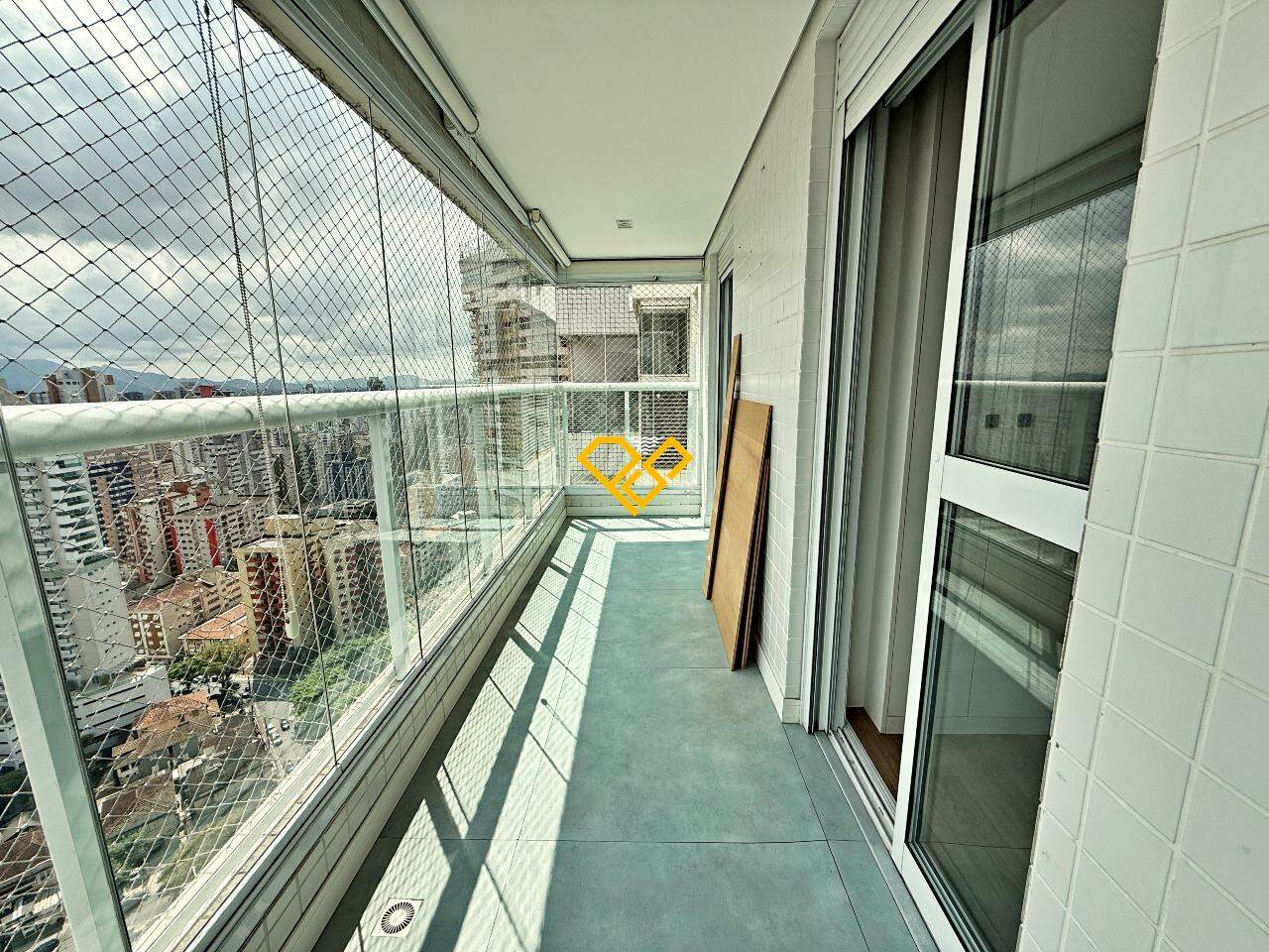 Apartamento para aluguel no Gonzaga: Varanda