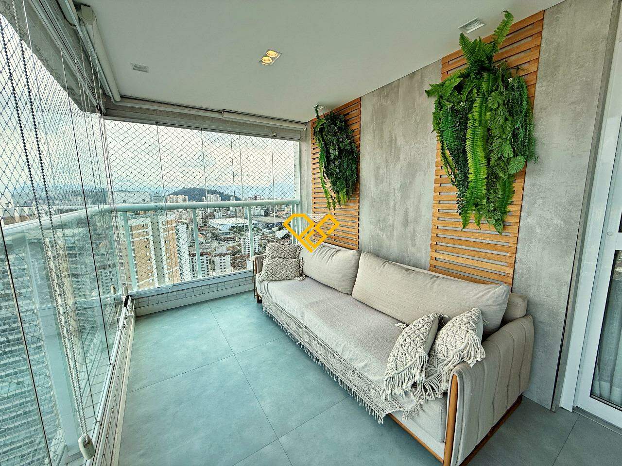 Apartamento para aluguel no Gonzaga: Varanda gourmet