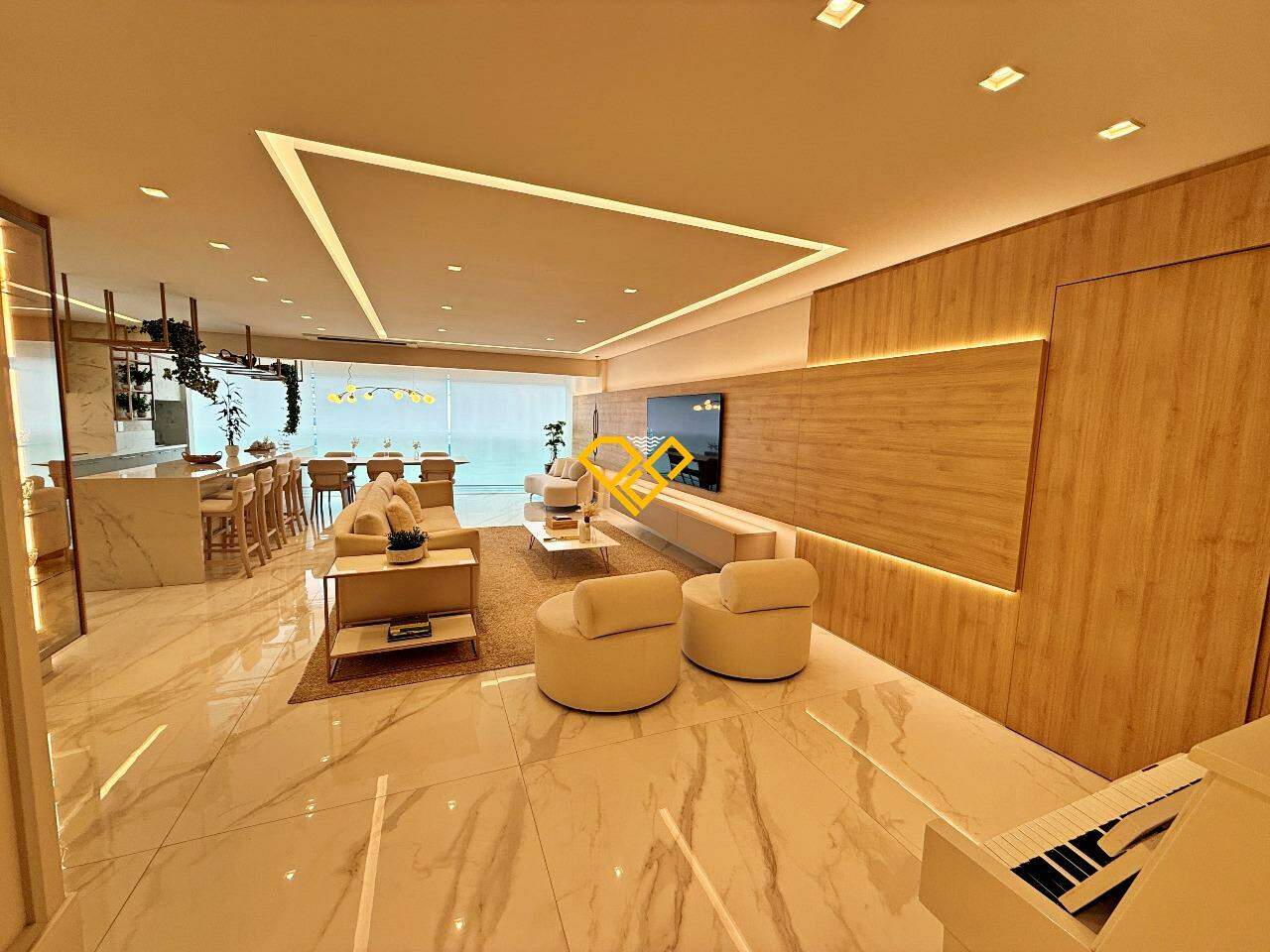 Apartamento à venda no Ponta da Praia: Sala