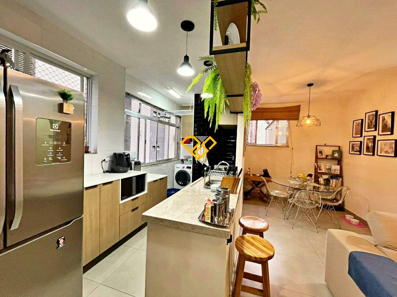 Apartamento à venda no Pompéia: Sala e cozinha