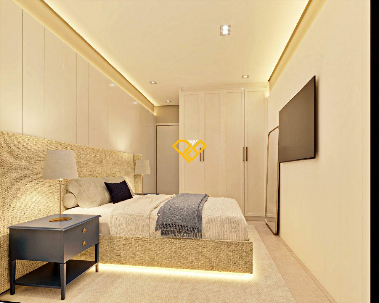 Apartamento à venda no Marapé: Dormitório 1 - suíte master