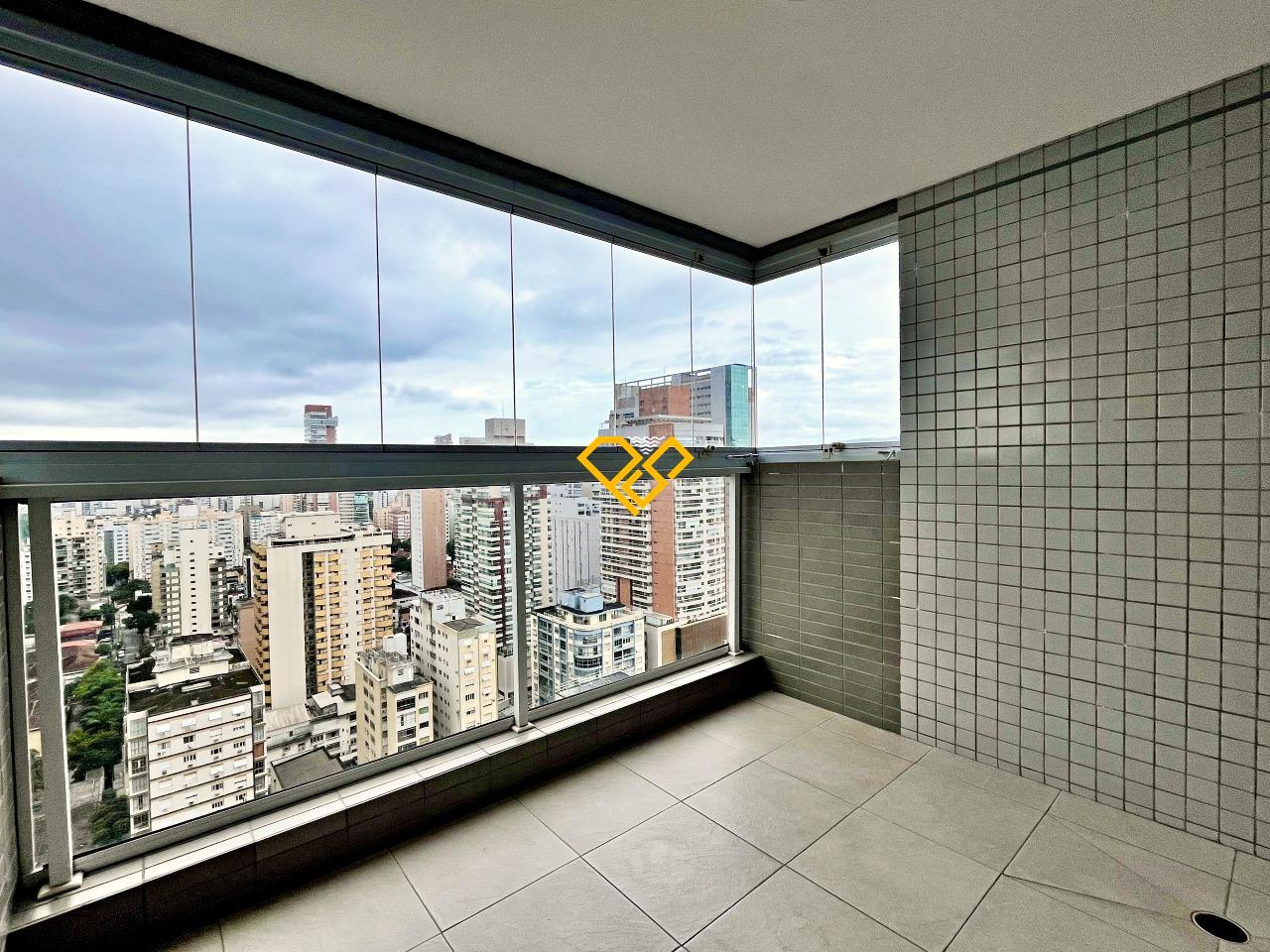 Apartamento para aluguel no Gonzaga: Varanda