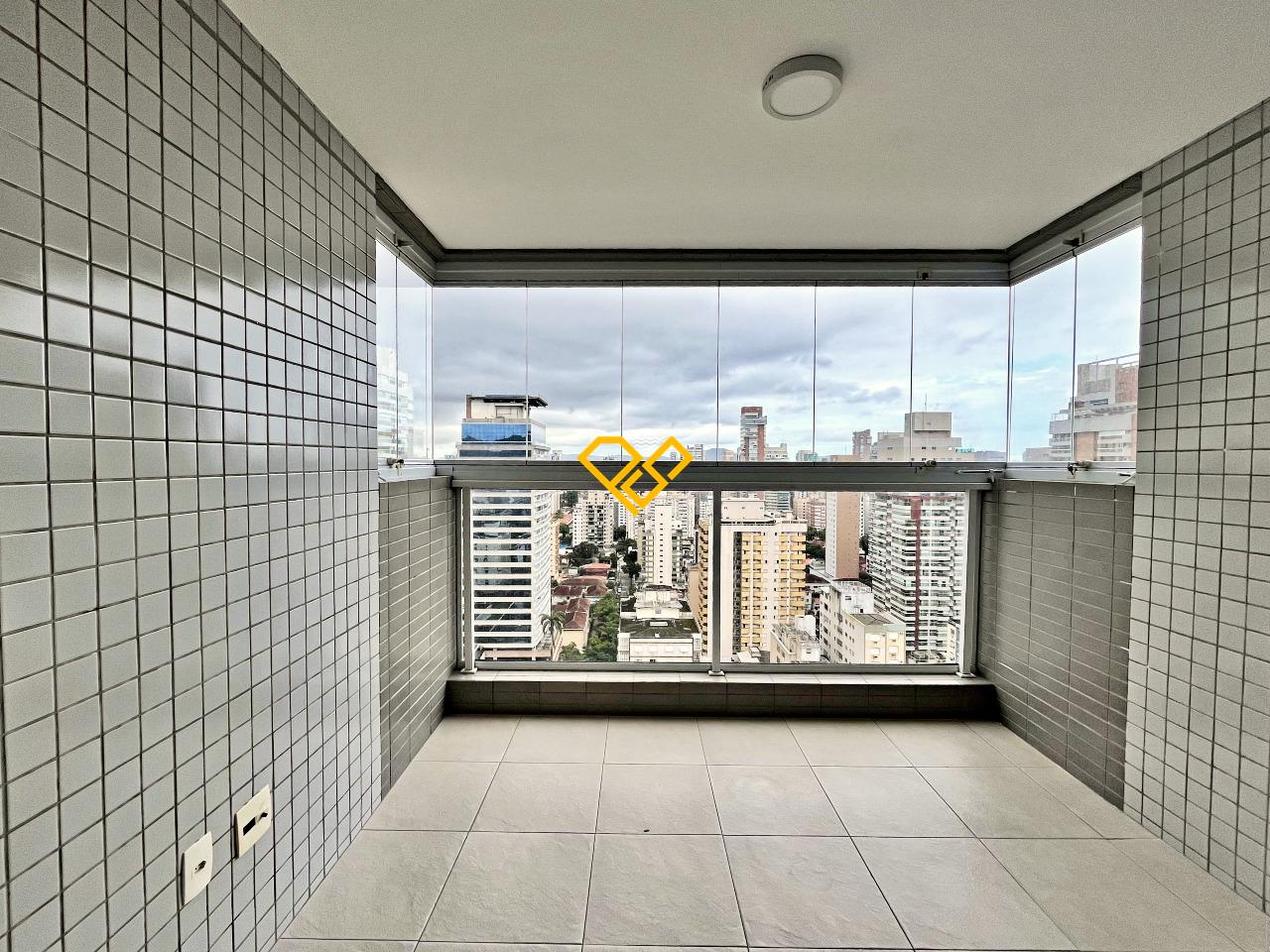 Apartamento para aluguel no Gonzaga: Varanda