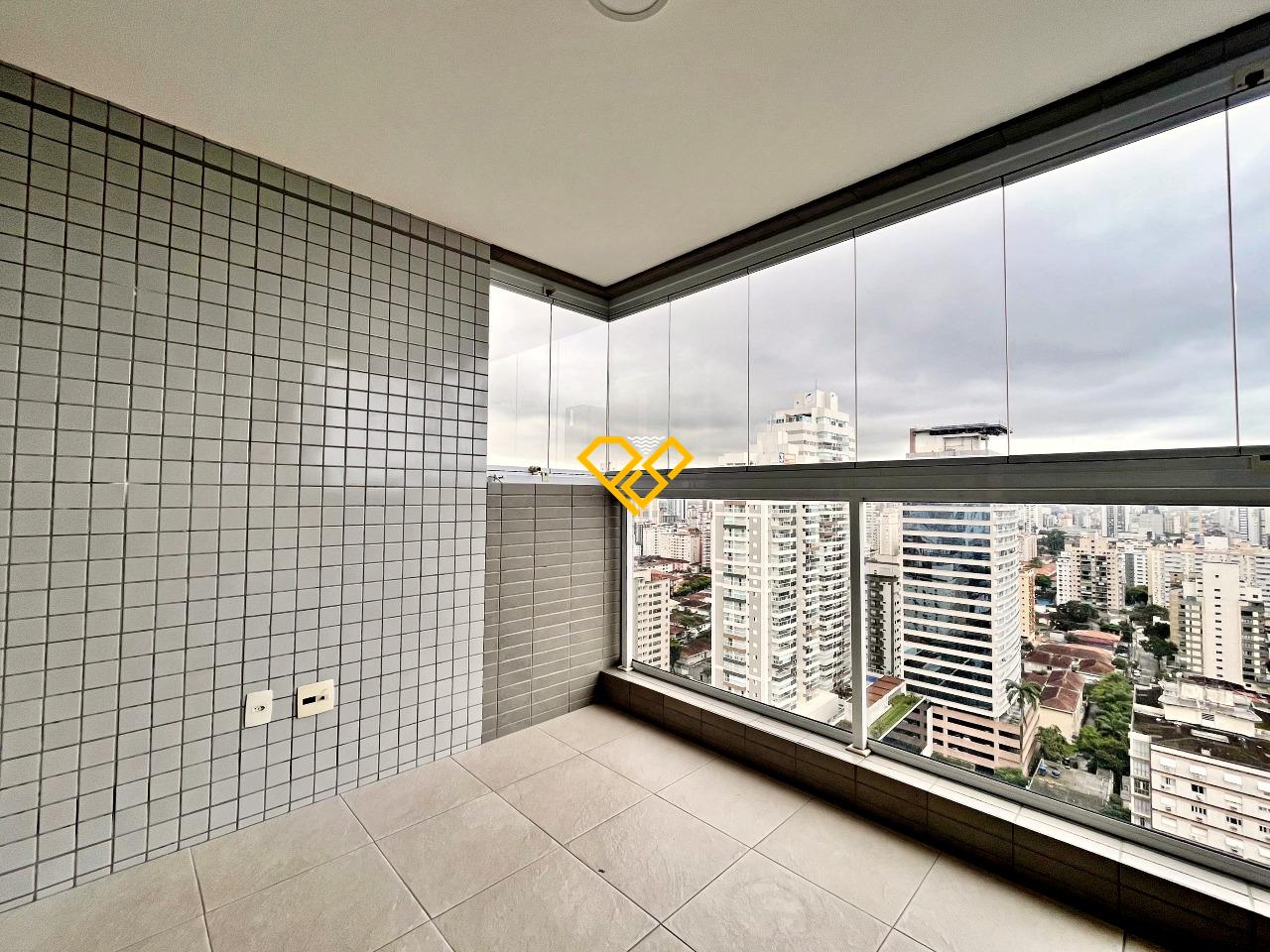 Apartamento para aluguel no Gonzaga: Varanda