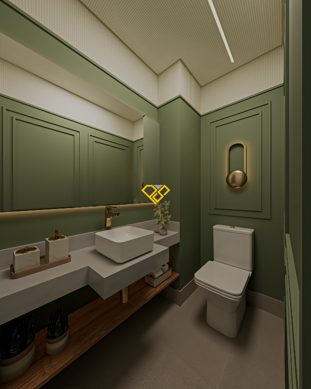 Apartamento à venda no Boqueirão: Lavabo