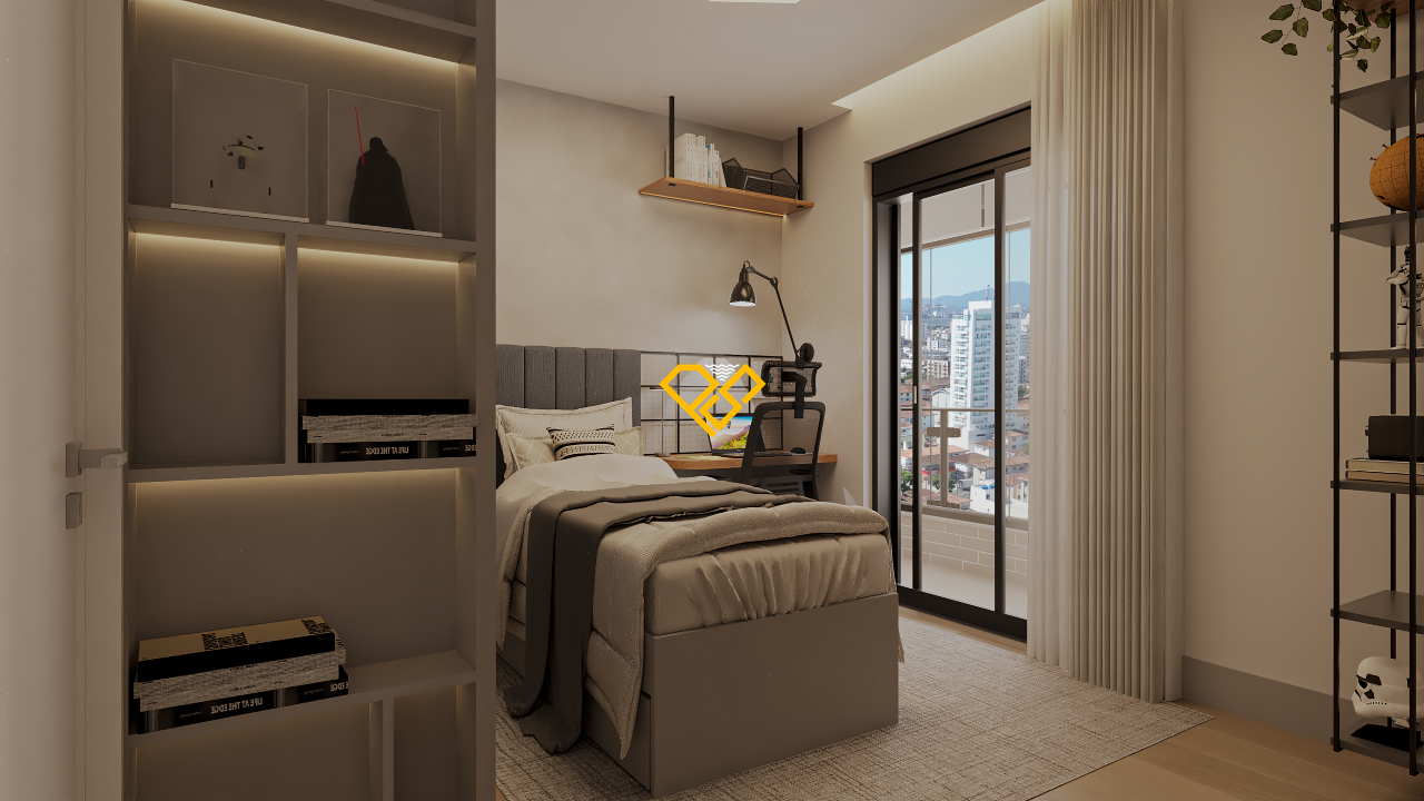 Apartamento à venda no Boqueirão: Dormitório 3 - suíte americana