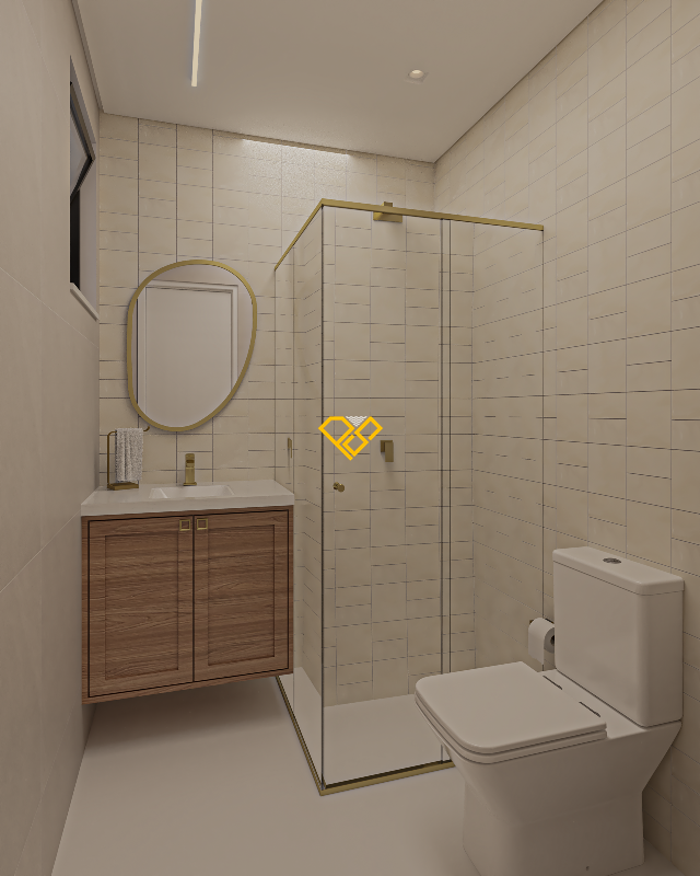 Apartamento à venda no Boqueirão: Wc suíte 1