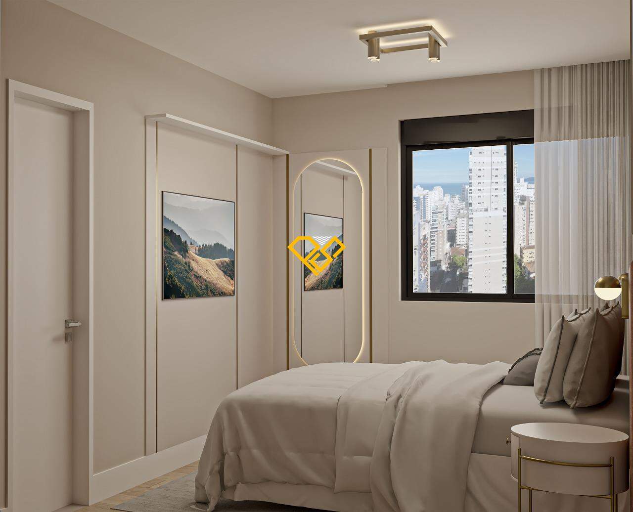 Apartamento à venda no Boqueirão: Dormitório 1 - suíte