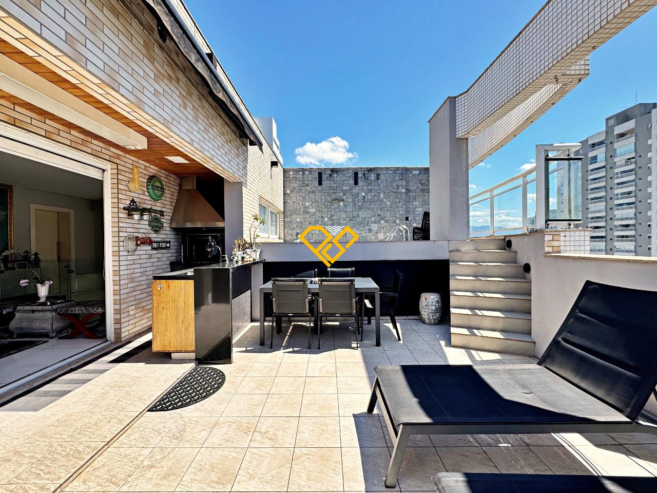 Cobertura à venda no Boqueirão: Área gourmet com churrasqueira
