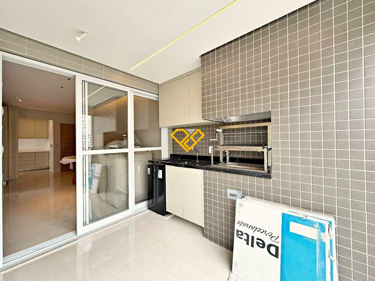 Apartamento à venda no Gonzaga: Varanda