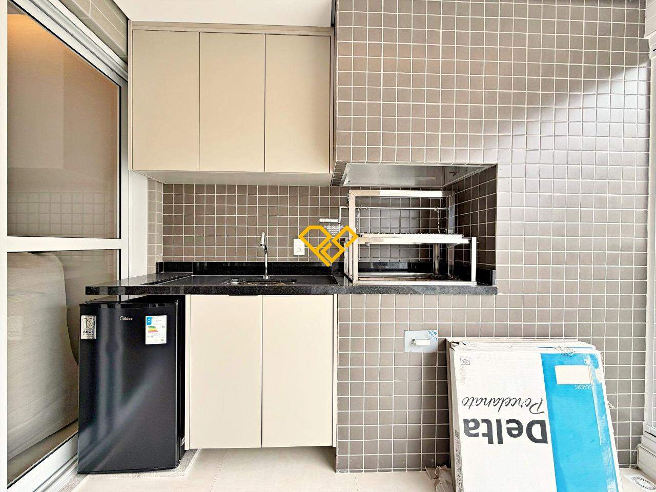 Apartamento à venda no Gonzaga: Varanda