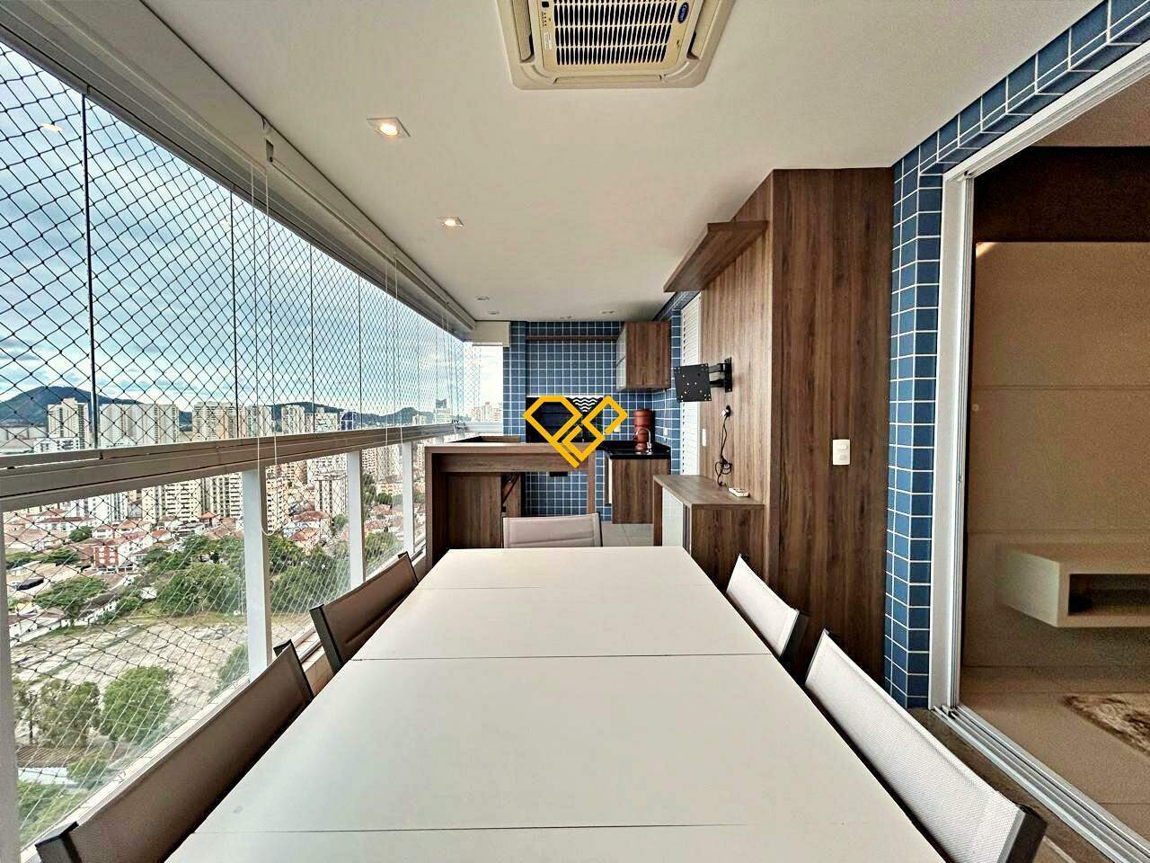 Apartamento para aluguel no Aparecida: Varanda