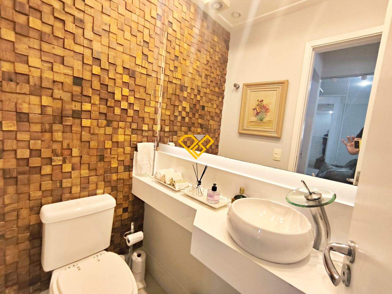 Apartamento para aluguel no Gonzaga: Lavabo