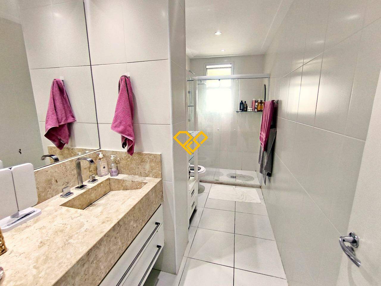 Apartamento para aluguel no Gonzaga: Wc suíte 1