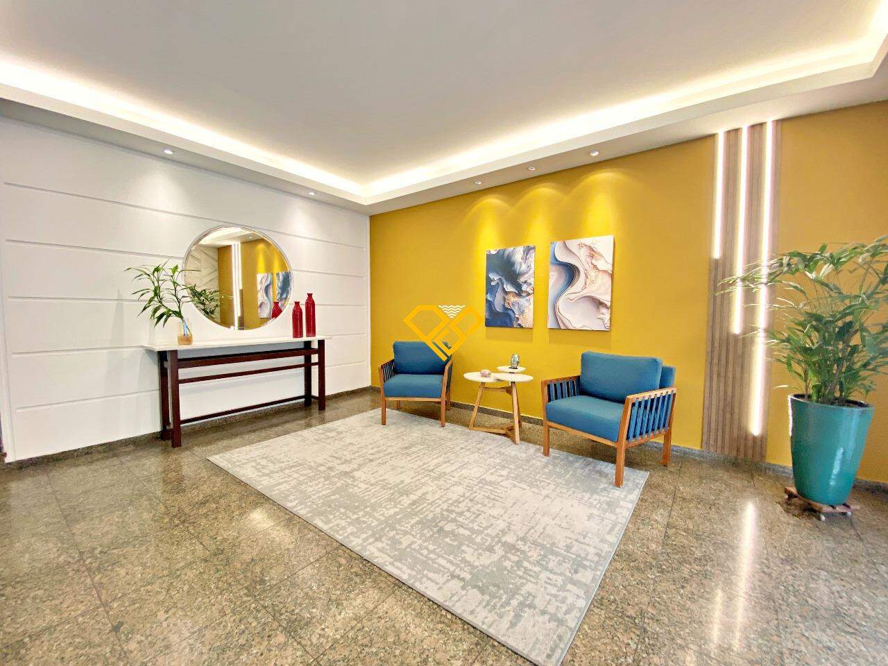Apartamento à venda no Ponta da Praia: Hall social do condomínio