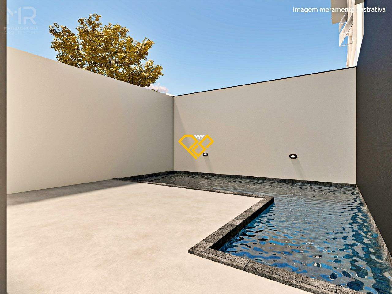 Casa à venda no Vila Belmiro: Piscina do condomínio