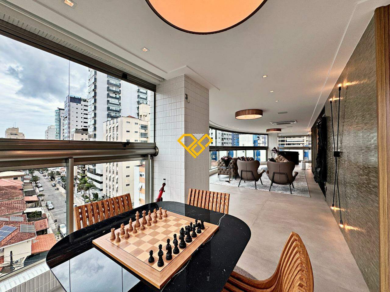 Apartamento à venda no Ponta da Praia: Varanda gourmet