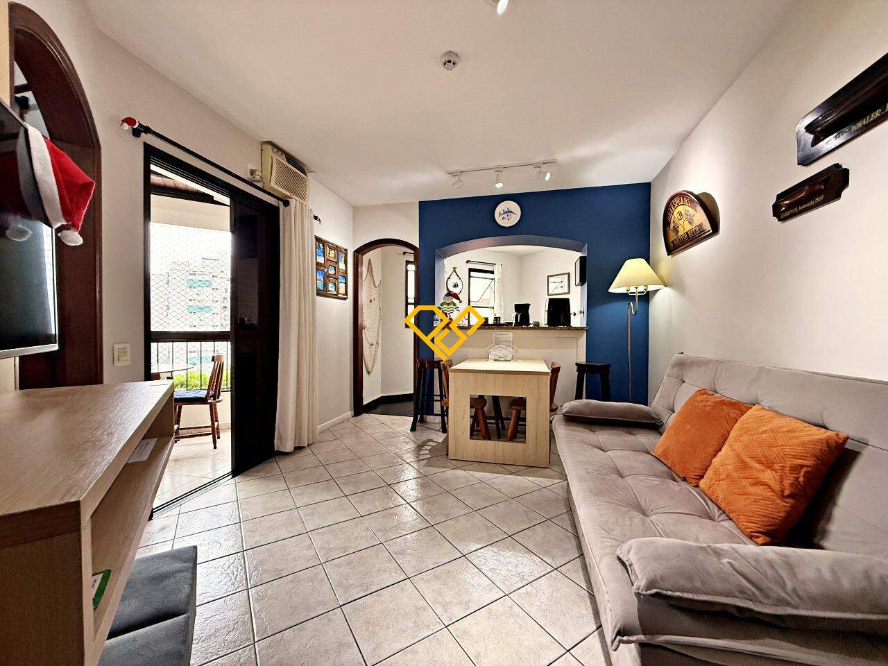 Apartamento à venda no Gonzaga: Sala