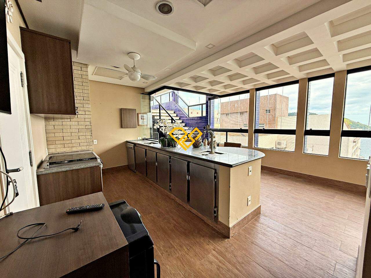 Cobertura à venda no Ponta da Praia: Área gourmet