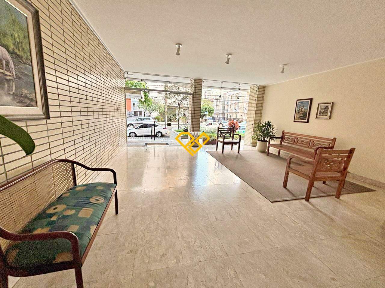 Apartamento à venda no Gonzaga: Hall social do condominio