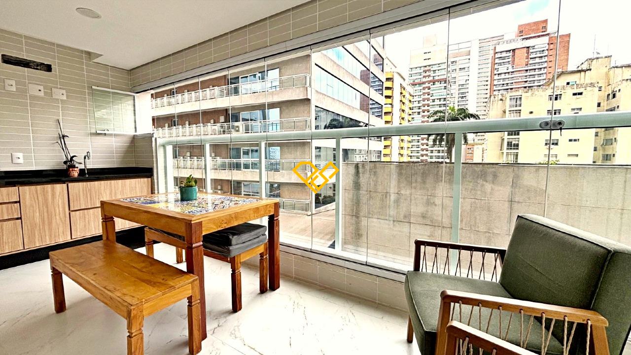 Apartamento à venda no Gonzaga: Varanda