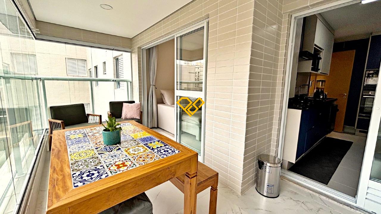 Apartamento à venda no Gonzaga: Varanda