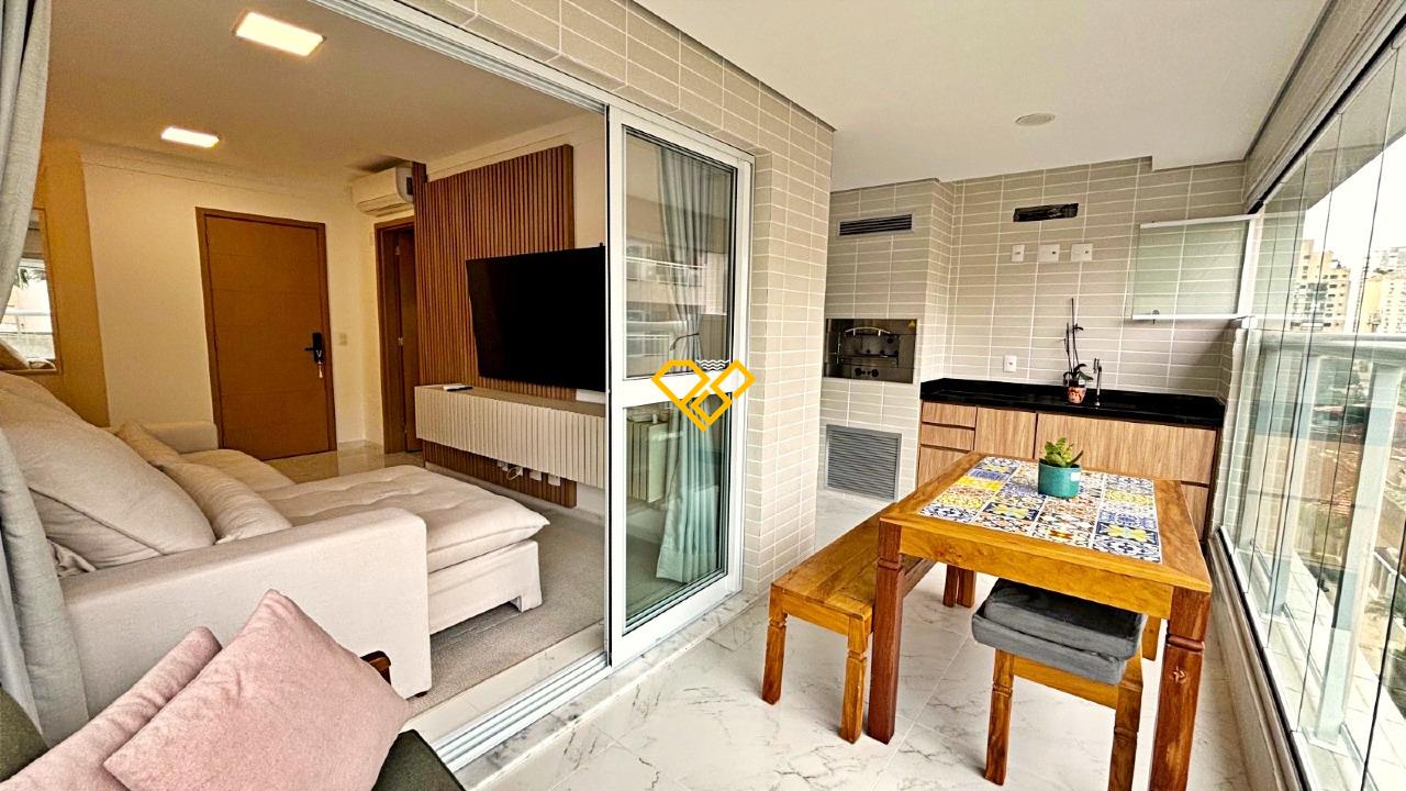 Apartamento à venda no Gonzaga: Varanda