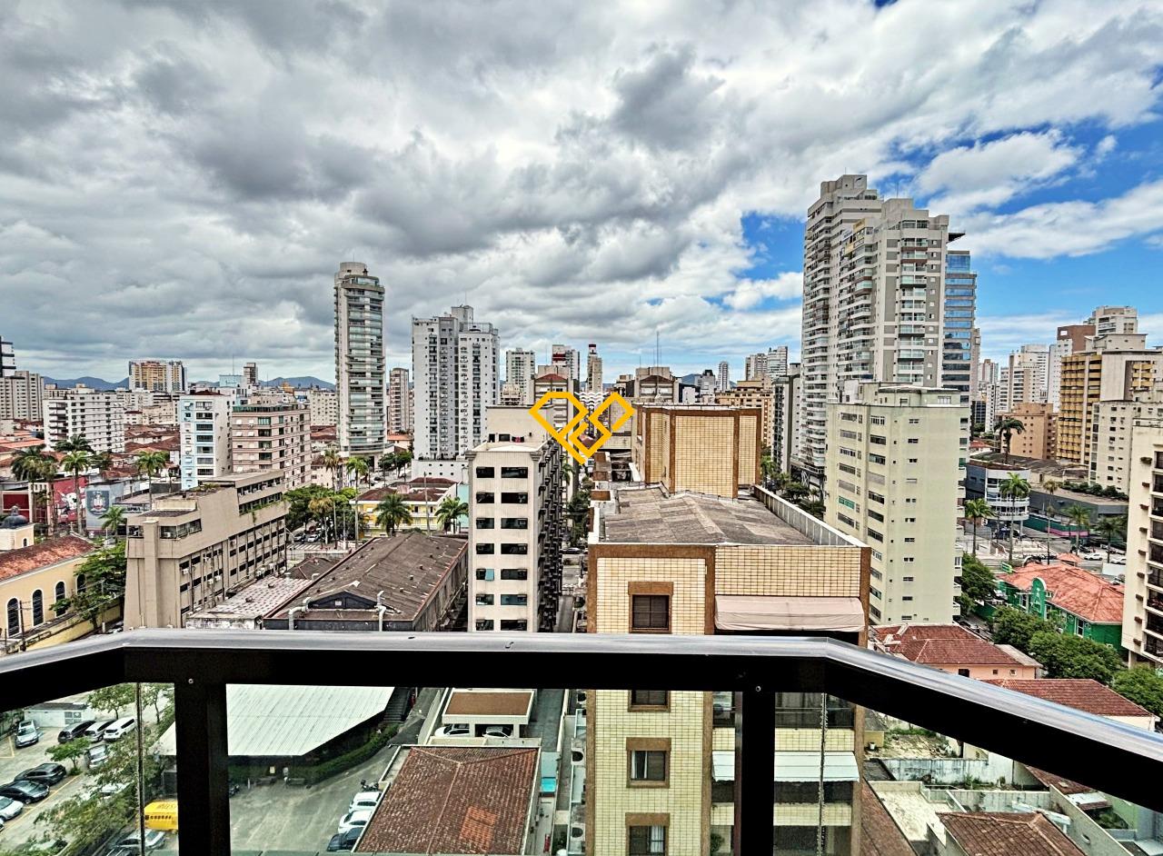 Apartamento à venda no Gonzaga: Varanda