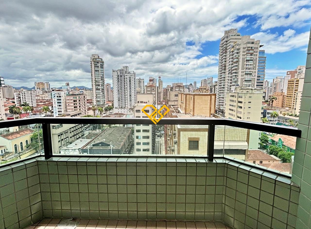 Apartamento à venda no Gonzaga: Varanda