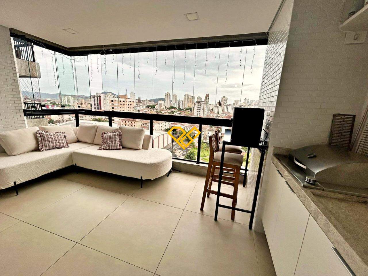 Apartamento à venda no Aparecida: Varanda