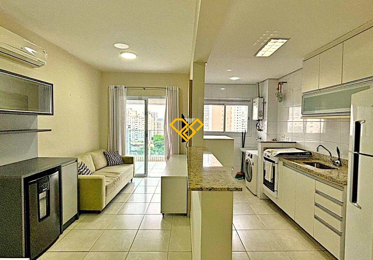 Apartamento à venda no Gonzaga: Sala e cozinha