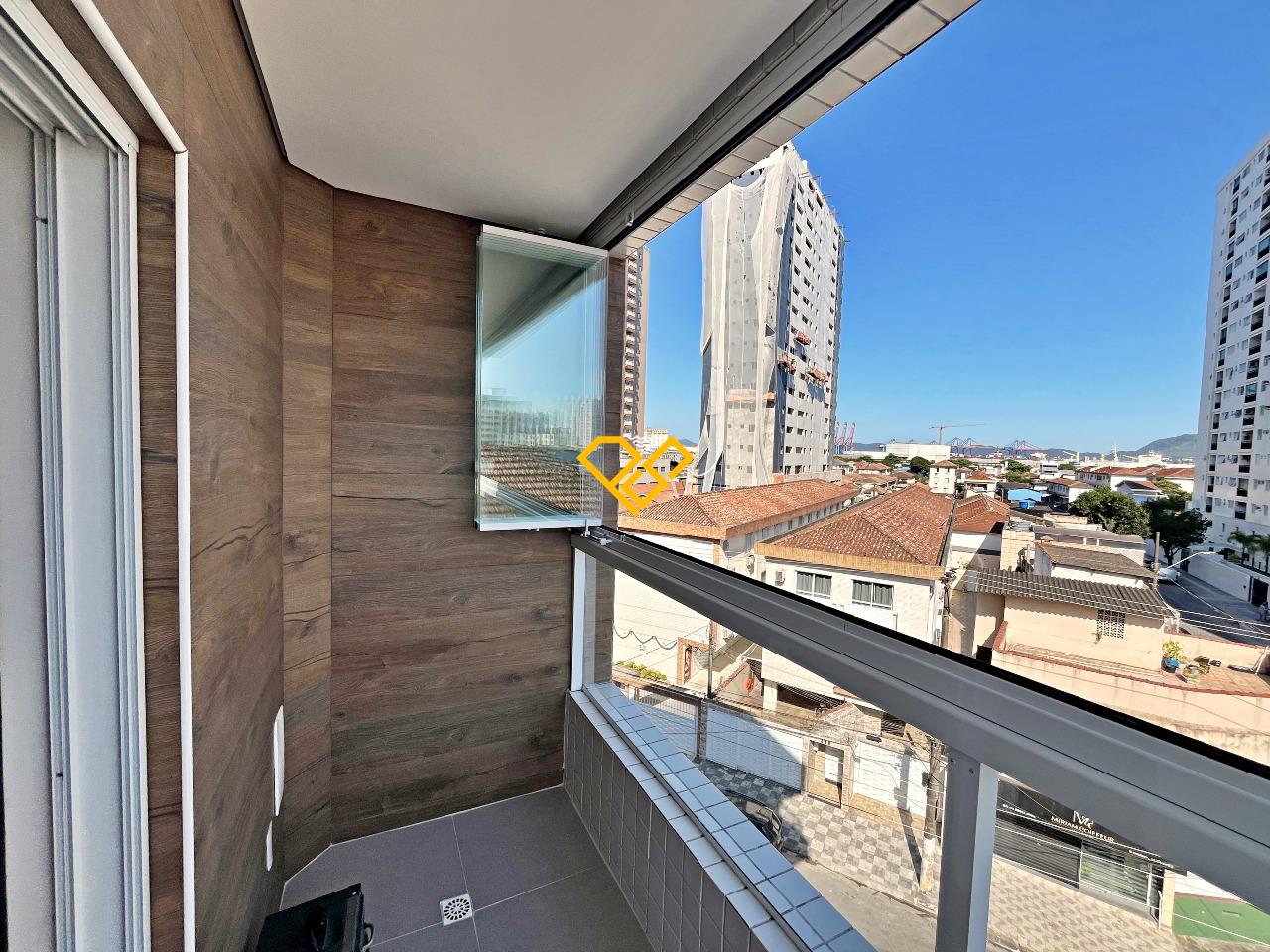 Apartamento à venda no Macuco: Varanda