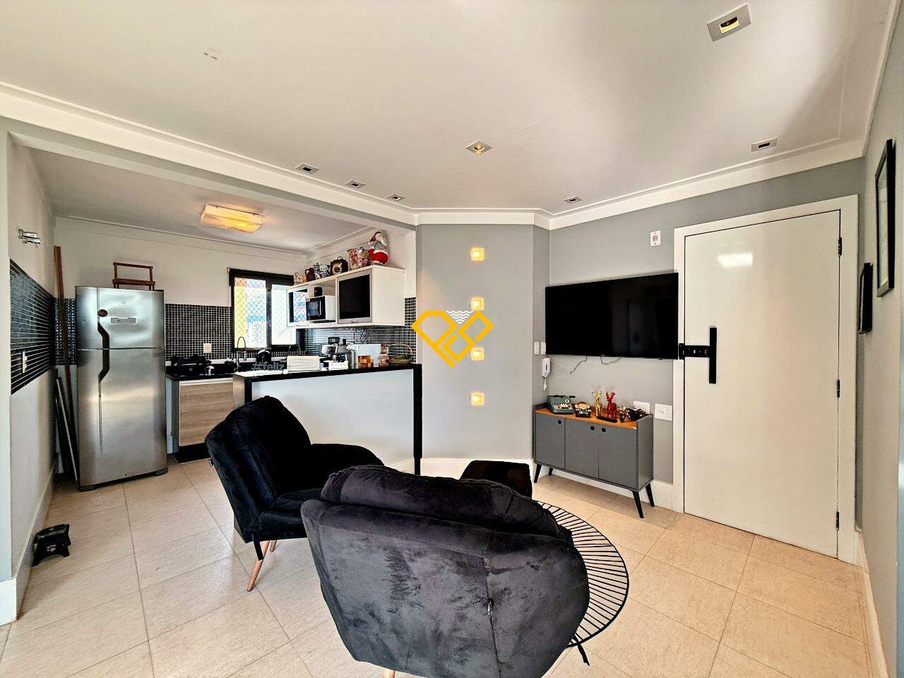 Cobertura à venda no Pompéia: Sala e Cozinha Superior