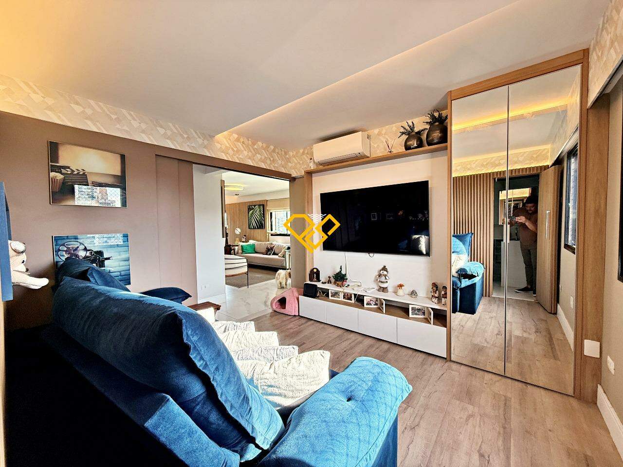 Cobertura à venda no Pompéia: Sala TV Inferior