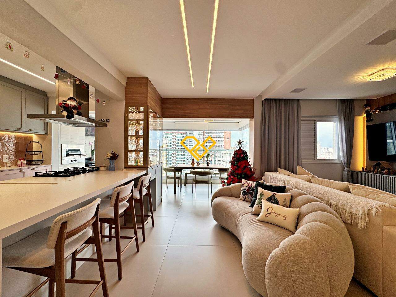 Apartamento à venda no Gonzaga: Sala