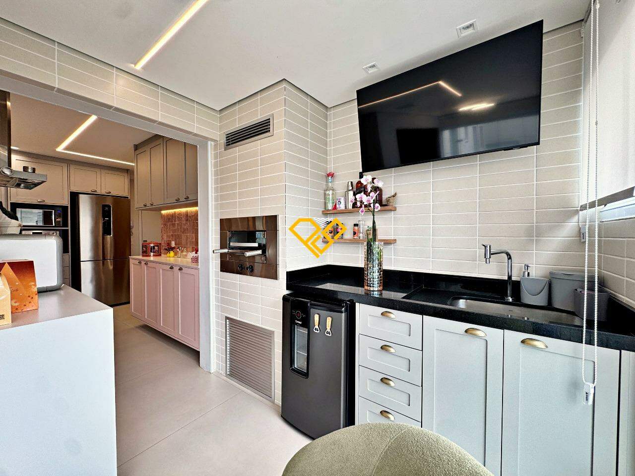 Apartamento à venda no Gonzaga: Varanda gourmet