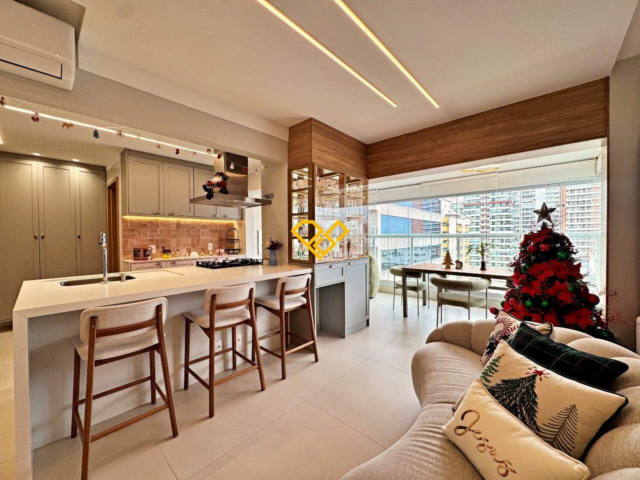 Apartamento à venda no Gonzaga: Sala