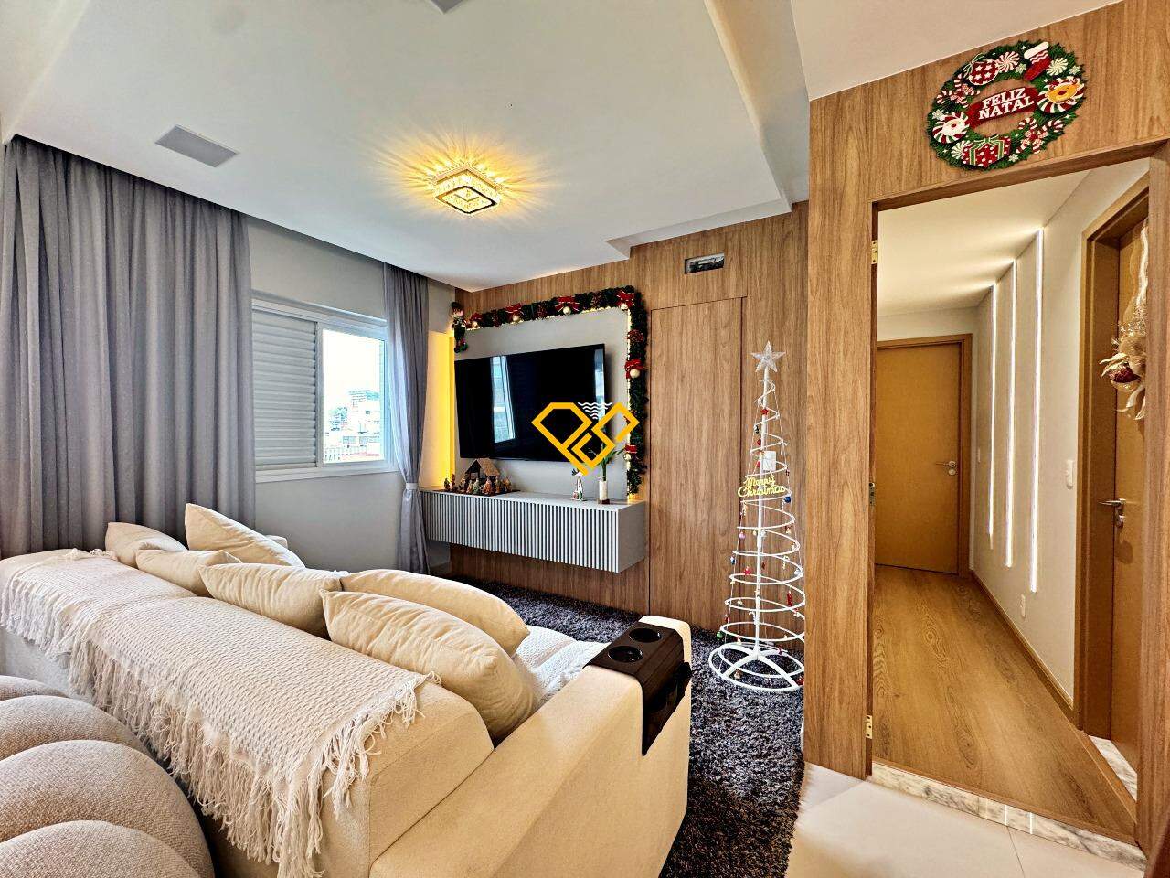 Apartamento à venda no Gonzaga: Sala