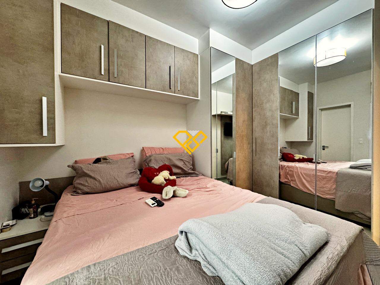 Apartamento para aluguel no Vila Mathias: Dormitório 1 - suíte